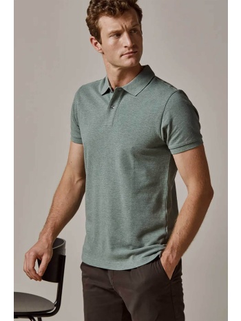 profuomo ανδρική κοντομάνικη μπλούζα πόλο πικέ regular fit