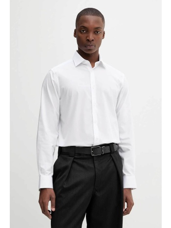 calvin klein ανδρικό πουκάμισο μονόχρωμο slim fit 