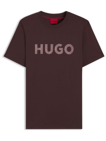 hugo boss ανδρικό t-shirt με logo print regular fit