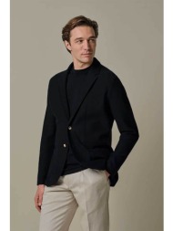 profuomo ανδρικό σακάκι textured regular fit - ppxp10011a σκούρο μπλε