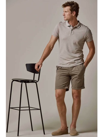 profuomo ανδρική κοντομάνικη μπλούζα πόλο πικέ regular fit