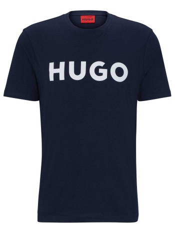 hugo boss ανδρικό t-shirt με logo print regular fit