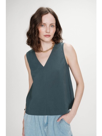 grace & mila γυναικείο τοπ αμάνικο `vagabond` 