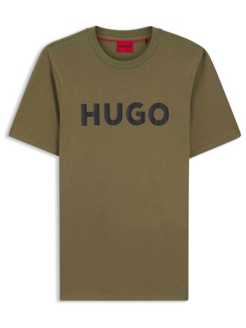 hugo boss ανδρικό t-shirt με logo print regular fit