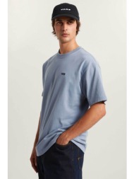 vans ανδρικό t-shirt loose fit `left chest ii logo` - vn000p1pfoi1 γκρι γαλάζιο