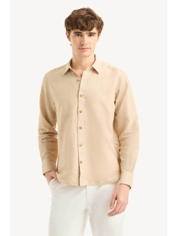 nautica ανδρικό πουκάμισο με περιεκτικότητα σε λινάρι