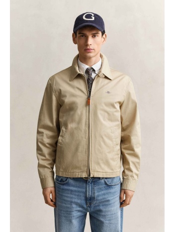 gant ανδρικό αδιάβροχο jacket με κεντημένο λογότυπο regular
