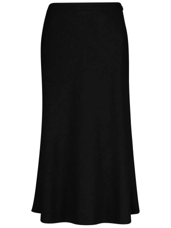 gant γυναικεία midi φούστα ψηλόμεση με λινάρι relaxed fit 