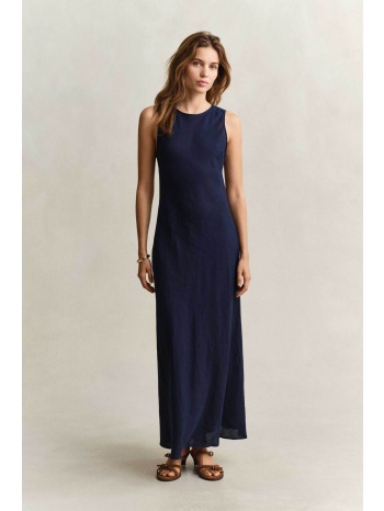 gant γυναικείο λινό maxi φόρεμα αμάνικο slim fit - 4503525 σε προσφορά