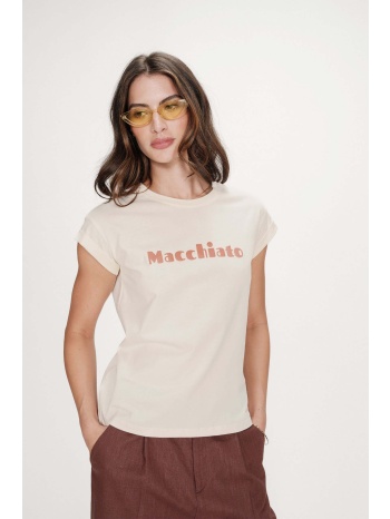 grace & mila γυναικείο t-shirt regular fit με lettering