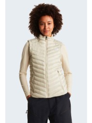 the north face γυναικείο αμάνικο μπουφάν καπιτονέ `huila synthetic insulation` - nf0a8dw5dom1 εκρού