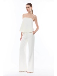 nenette γυναικείο παντελόνι `escape` - 41bb-escape-0004 εκρού