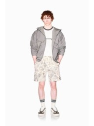armani exchange ανδρική βερμούδα με ελαστική μέση και all-over print relaxed fit - xm002384af24635 μ