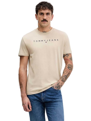 tommy jeans ανδρικό t-shirt με λογότυπο regular fit  σε προσφορά