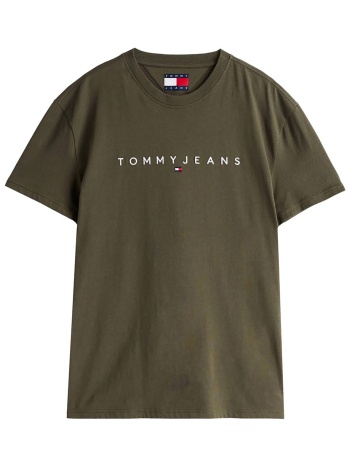tommy jeans ανδρικό t-shirt με λογότυπο regular fit  σε προσφορά