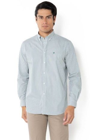 the bostonians ανδρικό πουκάμισο button down με ριγέ σχέδιο σε προσφορά