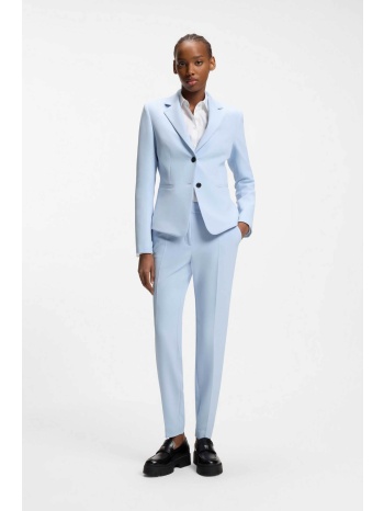 hugo boss γυναικείο παντελόνι μονόχρωμο slim fit `hagonia` σε προσφορά