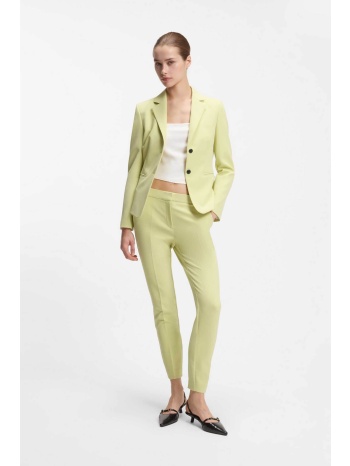 hugo boss γυναικείο παντελόνι μονόχρωμο slim fit `hagonia` σε προσφορά