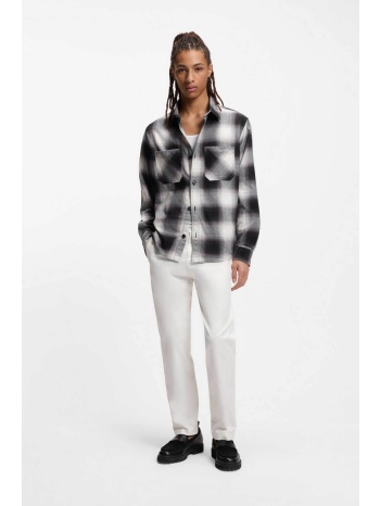 hugo boss ανδρικό παντελόνι chino slim fit `david251d`  σε προσφορά