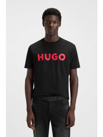 hugo boss ανδρικό t-shirt με logo print regular fit