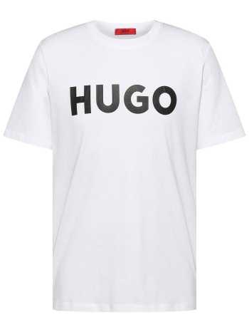 hugo boss ανδρικό t-shirt με logo print regular fit