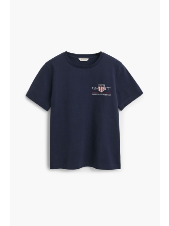 gant γυναικείο t-shirt με κεντημένο graphic logo regular σε προσφορά
