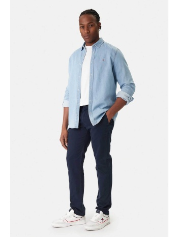 tommy jeans ανδρικό παντελόνι chino regular fit  σε προσφορά
