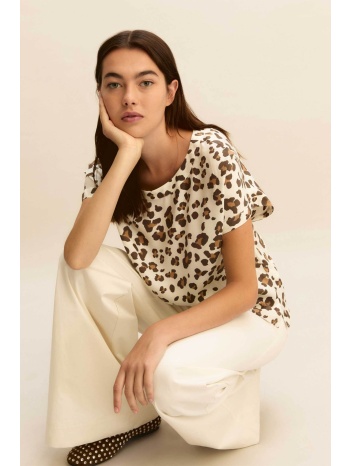 emme by marella γυναικεία μπλούζα με all-over print σε προσφορά
