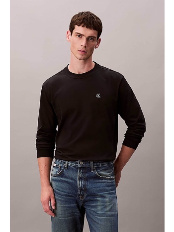 calvin klein jeans ανδρική μακρυμάνικη μπλούζα με λογότυπο σε προσφορά