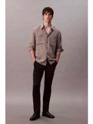 calvin klein ανδρικό cargo παντελόνι slim fit - lv04lc619g μαύρο