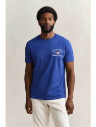 gant ανδρικό t-shirt με graphic logo print regular fit - 2003394 μπλε