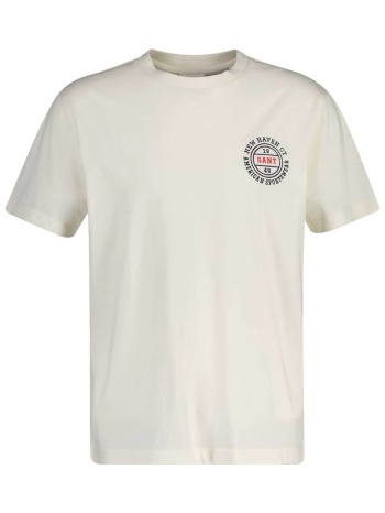 gant ανδρικό t-shirt με graphic logo print regular fit  σε προσφορά