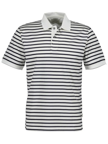gant ανδρική μπλούζα πόλο με ριγέ σχέδιο regular fit  σε προσφορά