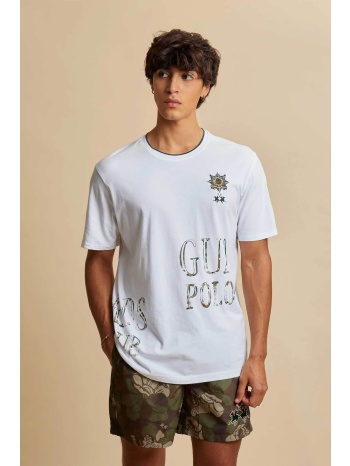 la martina ανδρικό t-shirt με guards print regular fit σε προσφορά