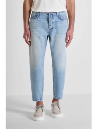 antony morato ανδρικό τζιν παντελόνι πεντάτσεπο baggy fit `doris` - dt29170166w2253 denim blue ανοιχ
