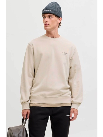jack & jones ανδρική μπλούζα φούτερ με λογότυπο relaxed fit σε προσφορά