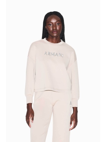 armani exchange γυναικεία μπλούζα φούτερ με λογότυπο από σε προσφορά