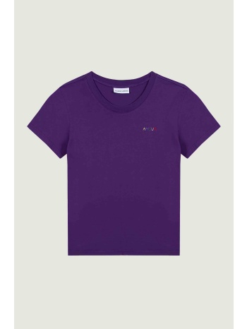 maison labiche γυναικείο βαμβακερό t-shirt μονόχρωμο με σε προσφορά