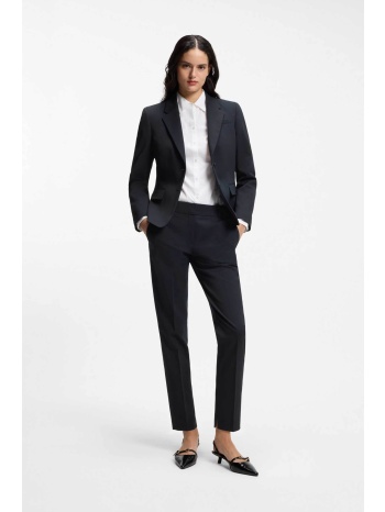 hugo boss γυναικείο παντελόνι μονόχρωμο με τσέπες slim fit