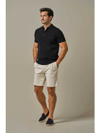 profuomo ανδρική βερμούδα με ελαστική μέση relaxed fit  σε προσφορά