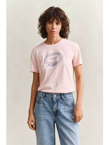gant γυναικείο t-shirt με graphic print regular fit  σε προσφορά