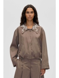 stine goya γυναικείο bomber jacket - sg-ss26-j070-2492 μπεζ