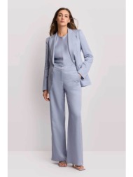 kocca γυναικείο ψηλόμεσο παντελόνι με wide leg `duende` - p26ppf8532abun3567 μπλε ανοιχτό