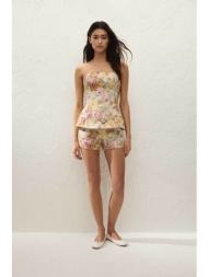 faithful the brand γυναικείο σορτς με floral print `petro` - ff4738-gdo πολύχρωμο