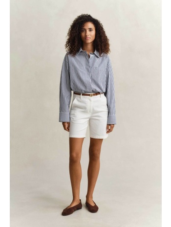 gant γυναικεία βερμούδα chino regular fit - 4020130 λευκό σε προσφορά