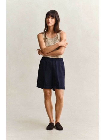 gant γυναικεία βερμούδα με ελαστική μέση relaxed fit  σε προσφορά