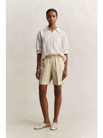 gant γυναικεία βερμούδα με ελαστική μέση relaxed fit  σε προσφορά