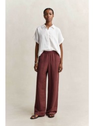 gant γυναικείο παντελόνι με ελαστική μέση relaxed fit - 4150381 σάπιο μήλο