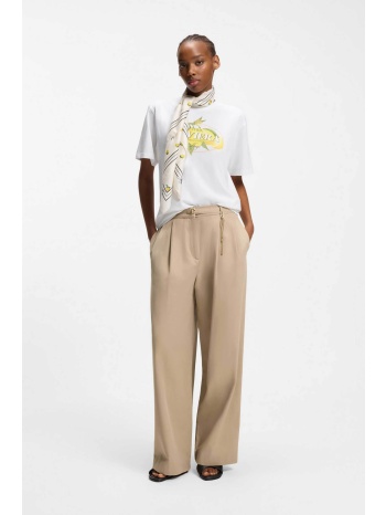 hugo boss γυναικείο παντελόνι straight fit `henesa-2-w`  σε προσφορά