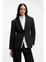 hugo boss γυναικείο σακάκι μονόχρωμο με τσέπες `antera` - 50560061 μαύρο